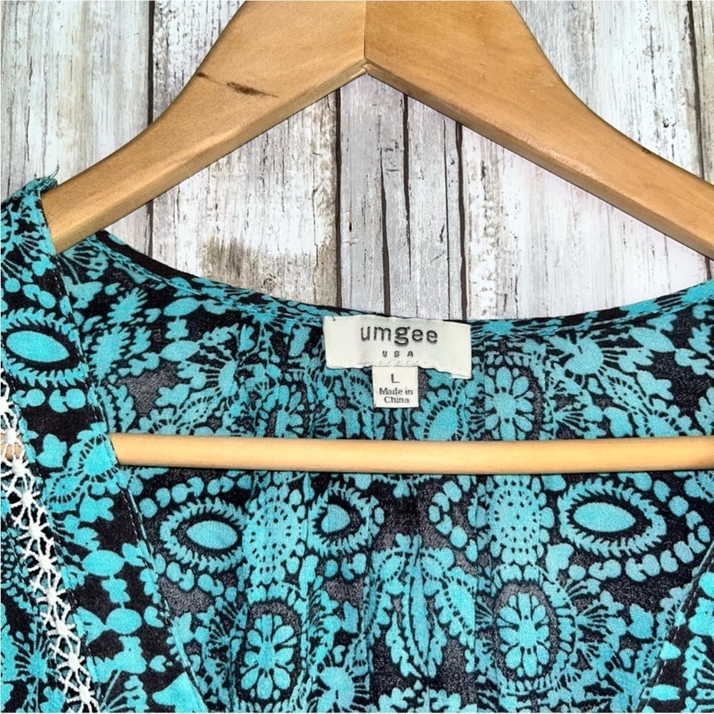 Umgee Mint Lace Tunic - Picture 5 of 5